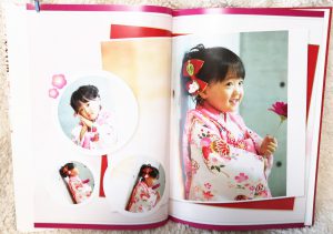 七五三のフォトブックマイブックテンプレート1