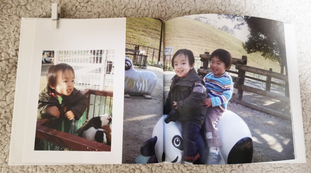 普通のフォトブック説明画像