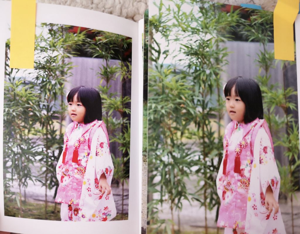 画質が違うのフォトブック説明画像