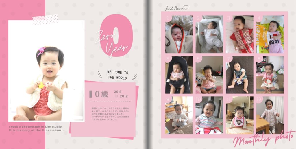 節目フォトブックCUTE0