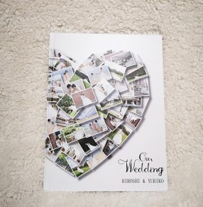 撮るだけフォトブック！テンプレートを使った結婚式フォトブック